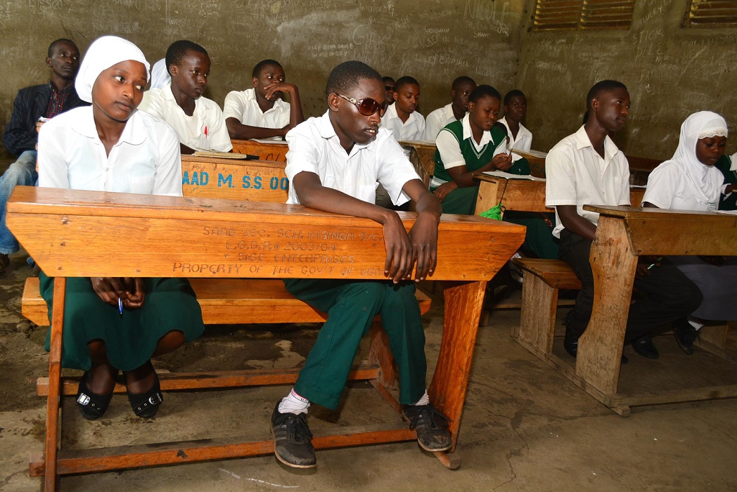 Masereka attends class